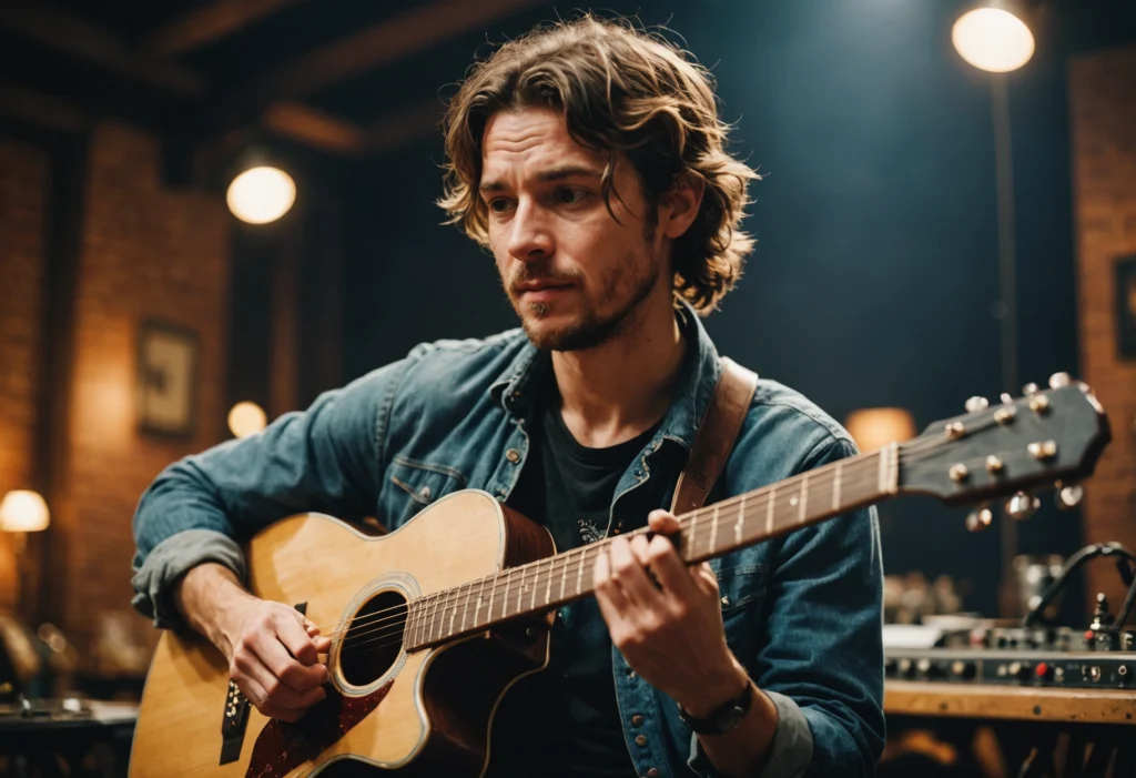 Человек ждет момент