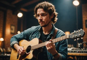 Человек ждет момент