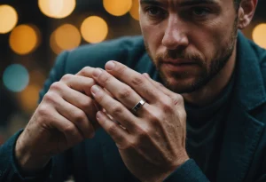 Человек хрустит пальцами