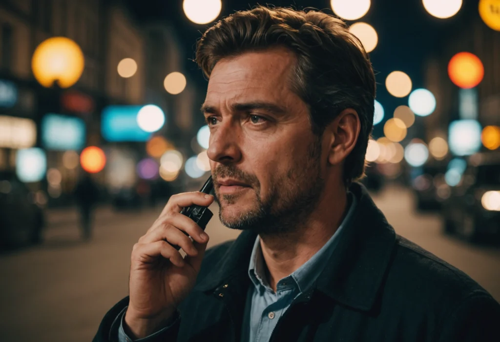 Вдумчивый человек разговаривает