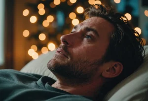 Человек просыпается от яркого сна