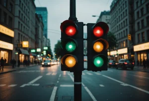 Вечный зеленый светофор хаос